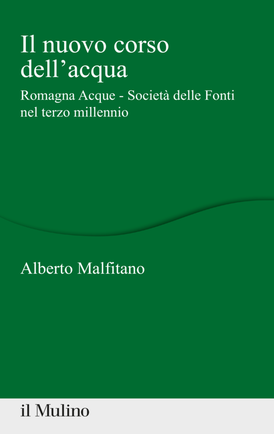 Copertina del libro Il nuovo corso dell'acqua (Romagna Acque - Società delle Fonti nel terzo millennio)