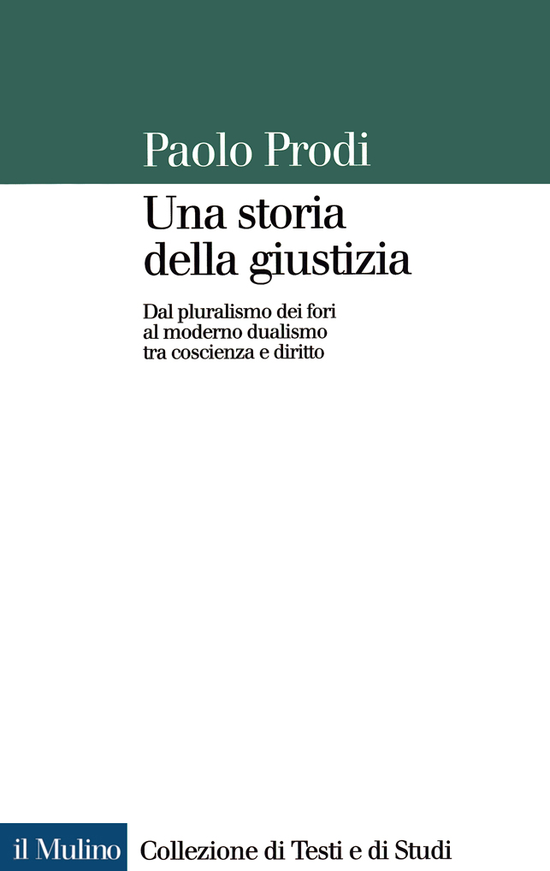 Copertina del libro Una storia della giustizia