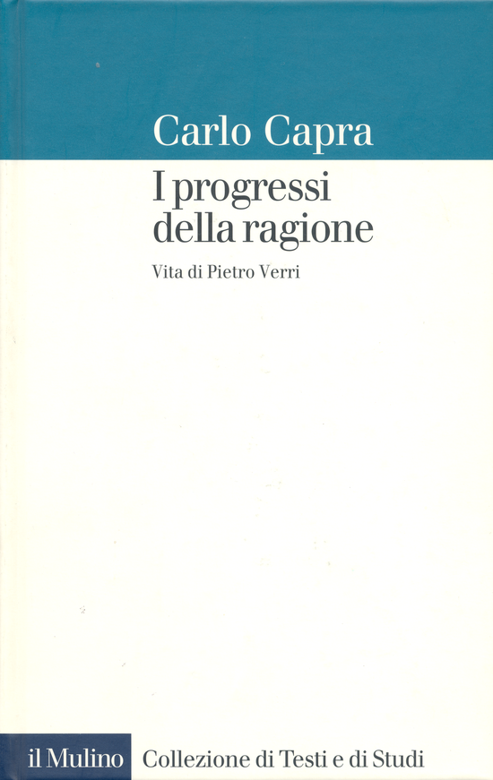 Copertina del libro I progressi della ragione (Vita di Pietro Verri)